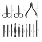 Kit De Manicura Juego De Cortaúñas, Belleza En Caja De Pu
