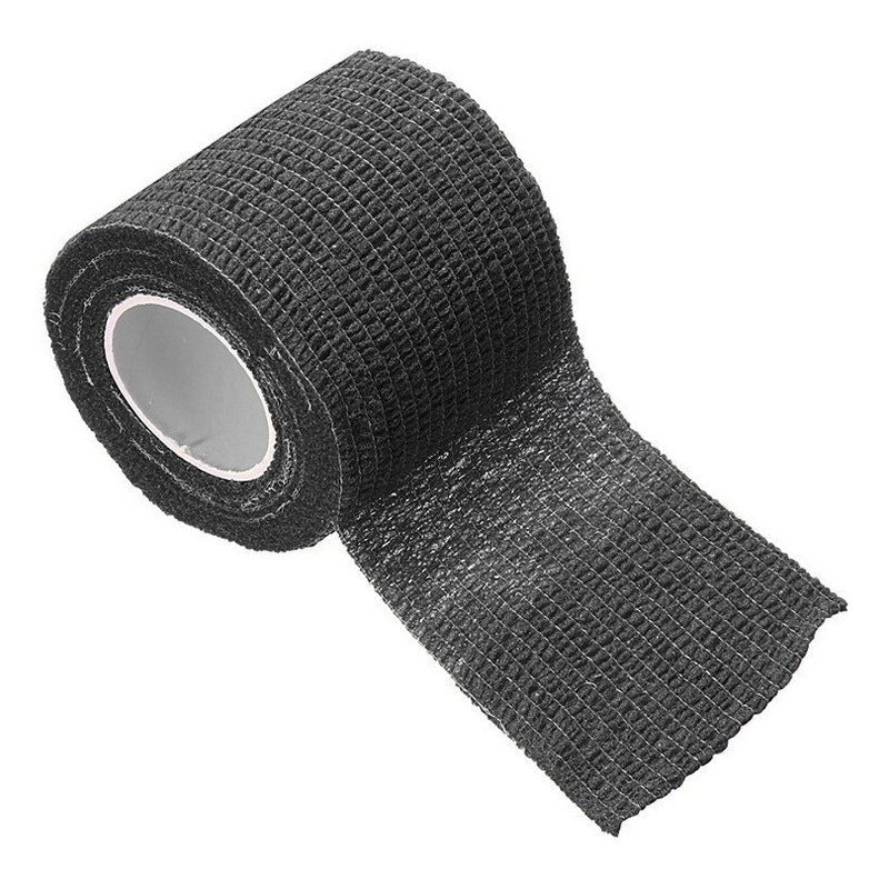 Vendaje Autoadhesivo Elástico Para Deportes Color Negro