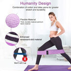 Kit Set De 3 Bandas Elásticas Resistencia Tela Yoga Fit