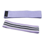 Kit Set De 3 Bandas Elásticas Resistencia Tela Yoga Fit