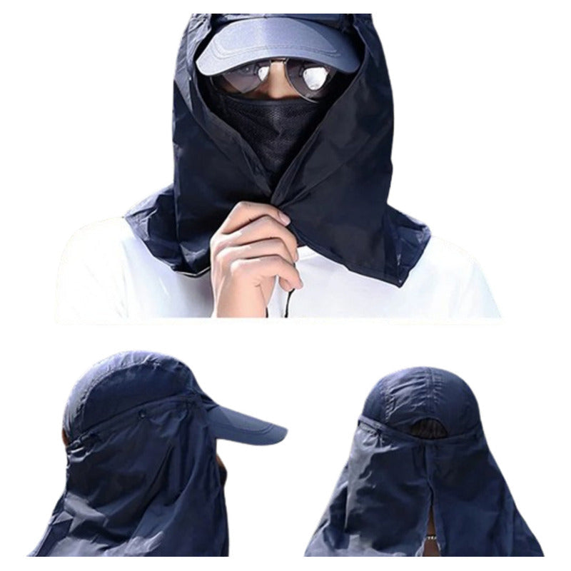 Gorra De Sol Con Solapa Para Cuello, Cara Sombrero Protector