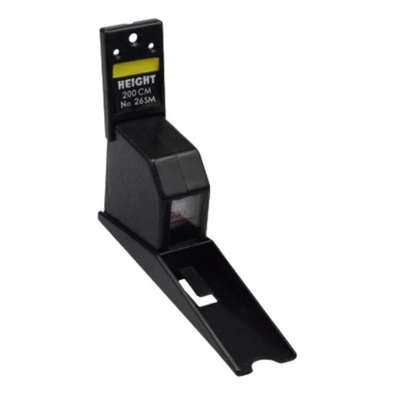 Cinta Métrica Barra De Altura, Medidor Pared Regla Negro