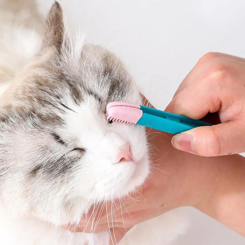 Cepillo De Limpieza De Ojos Gato, Peine Para Mascotas