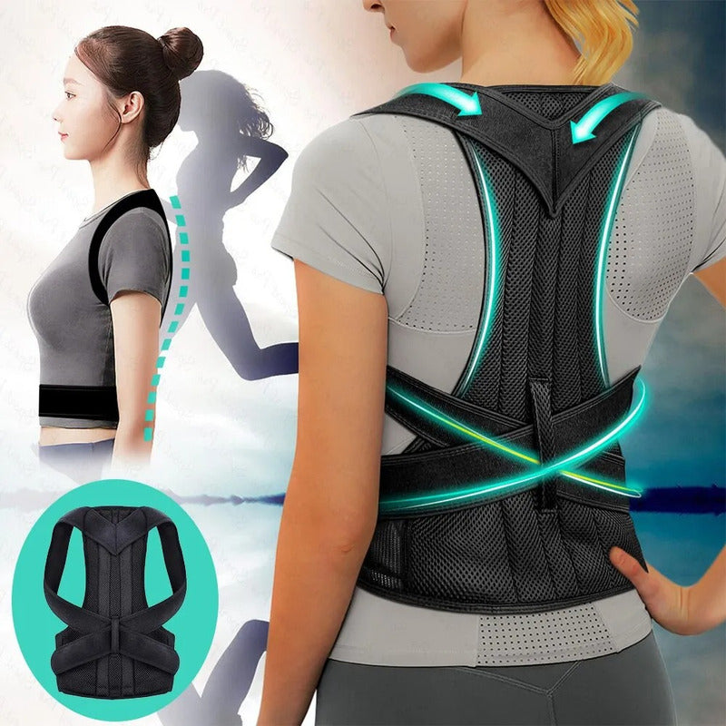 Corrector Postura Ajustable Unixes Corsé Soporte Lumbar