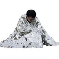 Manta Térmicas Camping Dormir Supervivencia Emergencia Plata