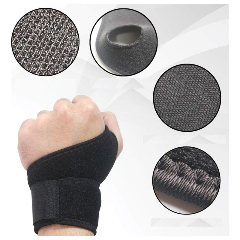Muñequera Ajustable Para Deportes, Protección Esguince Mano