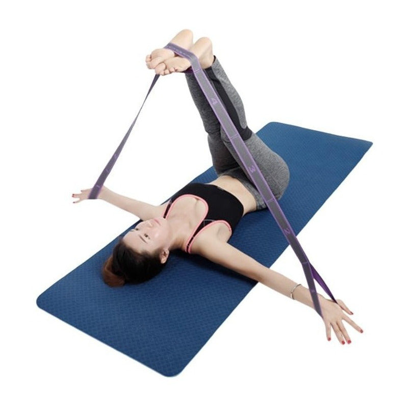 Cinta Elástica De Látex Y Poliéster Para Yoga Y Ejercicios