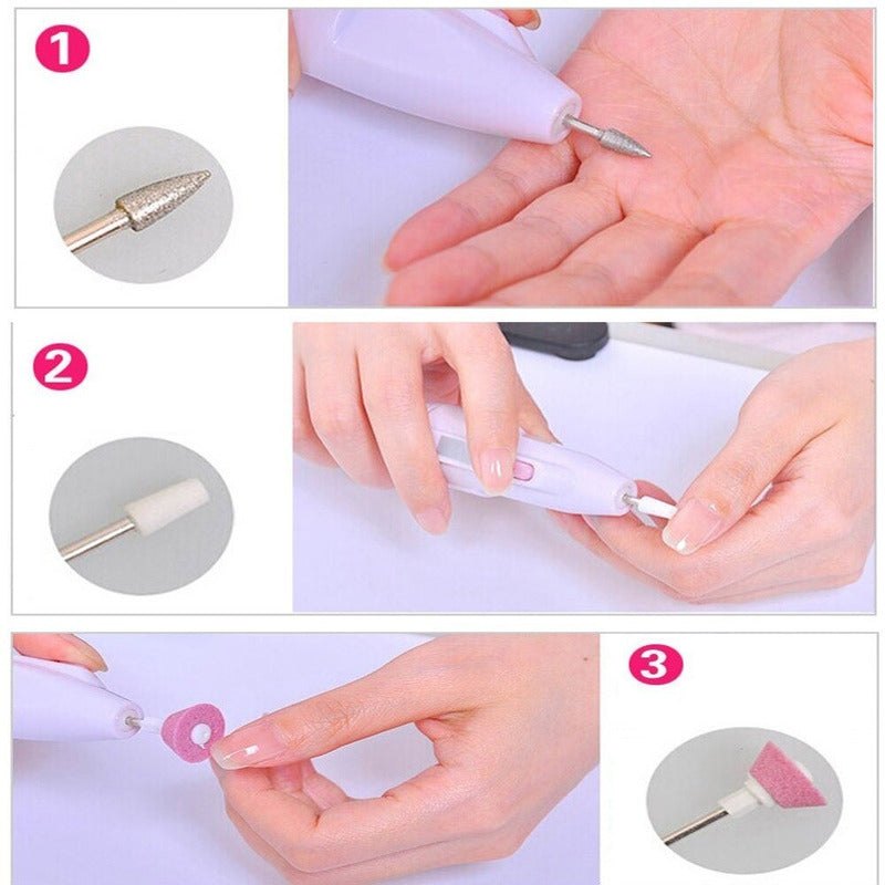 Kit Pulidor Y Brillo Uñas Manicurepedicure