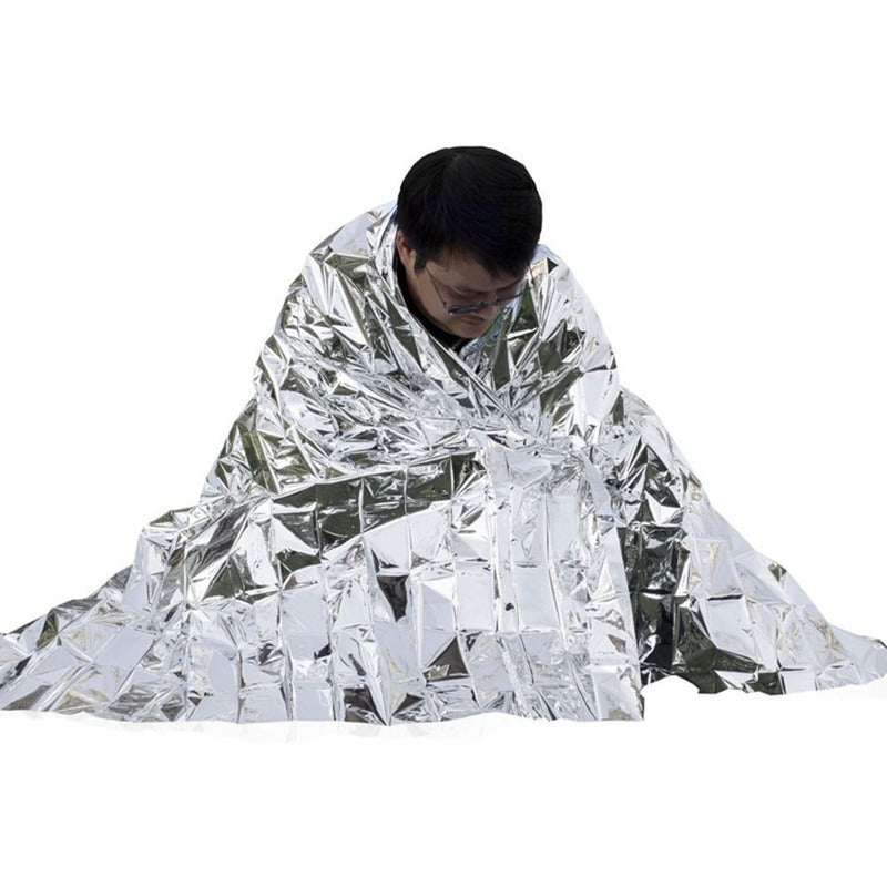 Manta Térmica Camping Dormir Supervivencia Emergencia Acampa