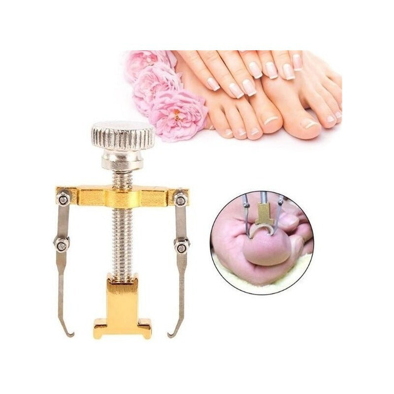 Corrector Levantador De Uñas Encarnada Pies Metalico