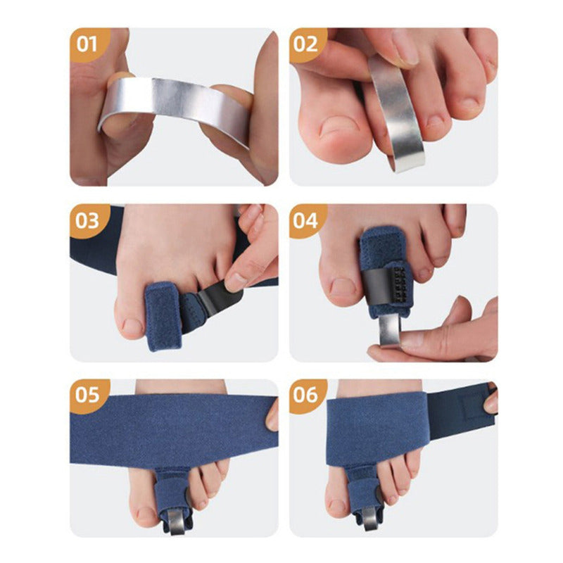 Corrector De Férula Para Dedos Del Pie Inmovilizador Dedo