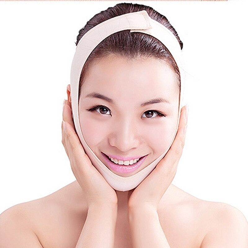Cinta  Vendaje Negro Elástico Pr Estiramiento Facial Tallaxl