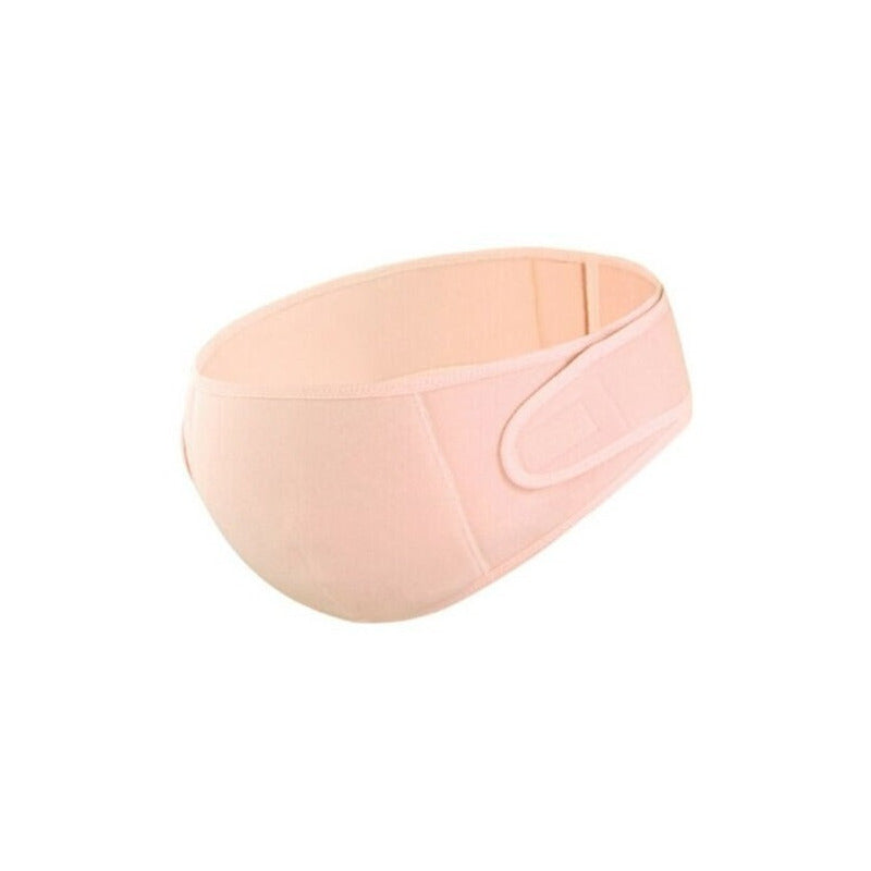 Banda prenatal talla L color beige, soporte vientre embarazo segundo trimestre, vista del producto