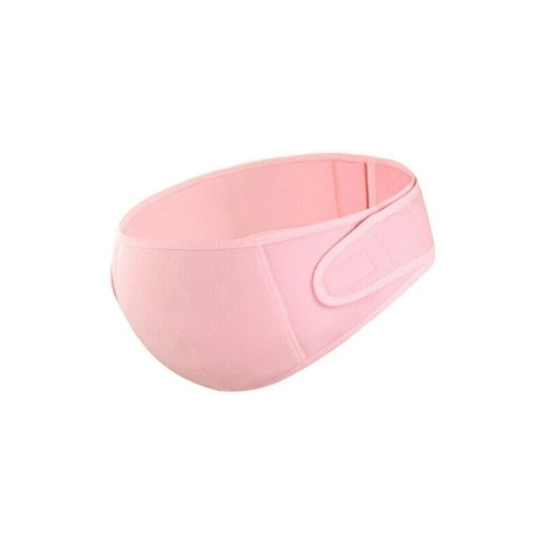 Banda prenatal talla L color rosado, soporte abdominal segundo trimestre embarazo, vista del producto