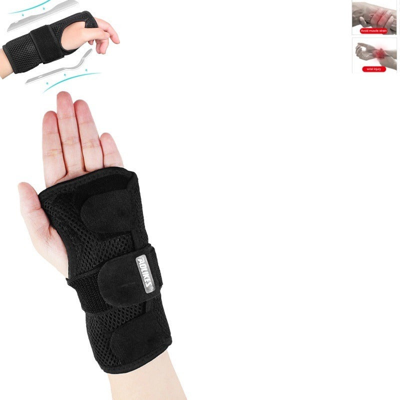Férula de muñeca con material de malla transpirable y soporte ergonómico
