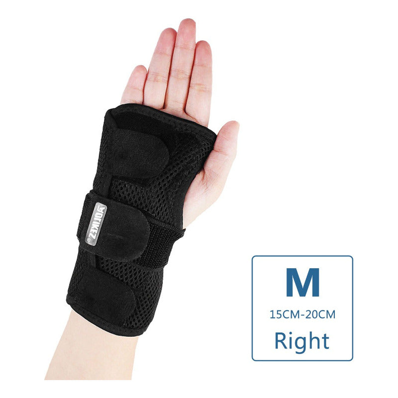 Férula inmovilizadora de muñeca talla M derecha (15–20 cm), color negro